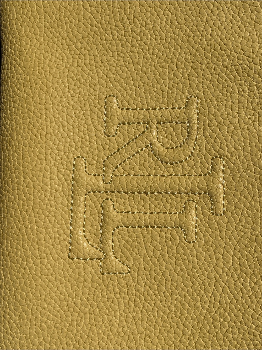 Ralph Lauren Yellow Pebbled Leather Wristlet Clutch with Tassel - Picture 10 of 13